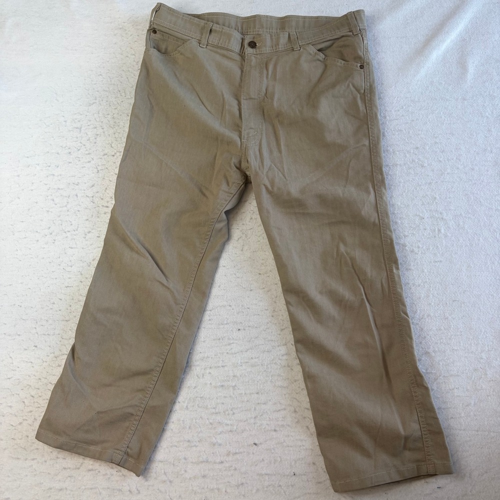Levi's For Men Pants Mens 38x30 Tan Vintage Action Slacks USA